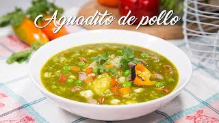 COMO PREPARAR AGUADITO DE POLLO CON MENUDENCIAS  COMIDA PERUANA  RECETA DE ACOMERPE [upl. by Gabriela342]