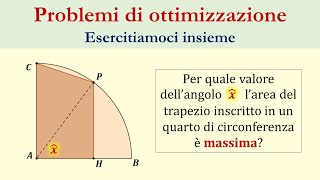 Ottimizzazione  Problema 5  Trigonometria [upl. by Yarak]