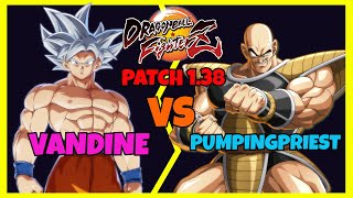 DBFZ PATCH 138  VANDINE vs PUMPINGPRIEST Gogeta 4 Android 17 UI Goku vs Baby 2 Nappa Cell [upl. by Attenol651]