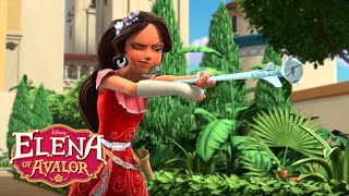 Elena Learn the Scepter with the Left Hand  Elena of Avalor  The Lightning Warrior HD [upl. by Aissak373]