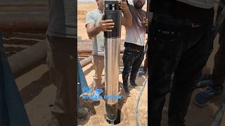 150hp made in India 220 depth ytshorts submersiblepump saudiarabia alkharj [upl. by Ahtamat986]