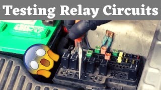 How to test a relay and the relay circuit [upl. by Nac19]