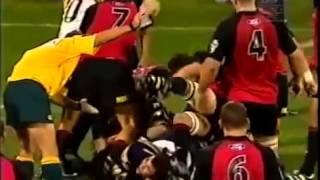 Richie McCaw vs Stephen Larkham Fight [upl. by Yebloc194]