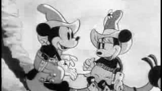 Mickey Mouse  Two Gun Mickey  1934 [upl. by Ellenahs]