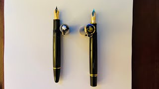 Montblanc 146 vs Pelikan M800 [upl. by Abernathy]