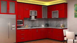 50 Top Red Kitchen Design Ideas Trends in 2018 [upl. by Obnukotalo]