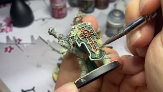 Warhammer 40000  How To Paint Bladeguard Veterans  Part 2 [upl. by Oidacra]