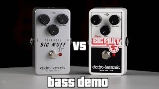 EHX Triangle Big Muff vs Nano Big Muff [upl. by Naginarb807]