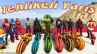 TEHLİKELİ MOTOSİKLET YARIŞI  Örümcek Adam ve Süper Kahramanlar Yarışıyor [upl. by Carilyn468]