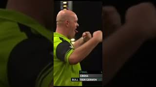 170 CHECKOUT Michael van Gerwen reels in the BIG FISH during the Players Championship Finals 2022 [upl. by Iohk]