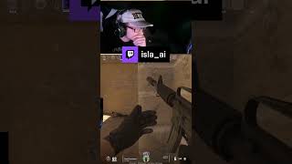 the weirdest sound  islaai on Twitch clips games foryou foru csgo video funny you shorts [upl. by Oiramaj]