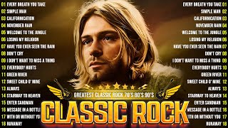 Best Classic Rock Songs Of All Time🔥Metallica ACDC Aerosmith Bon Jovi💥70s 80s 90s Classic Rock [upl. by Thibaut]