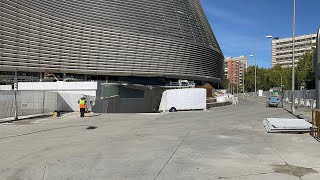 Obras estadio Santiago Bernabéu hoy remodelación 9 Noviembre 2023 [upl. by Acinomed]