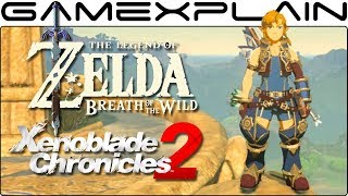 Zelda Breath of the Wild  How to Complete the Xenoblade Chronicles 2 DLC Sidequest Armor Guide [upl. by Ravo]