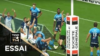 TOP 14  Essai Steve MAFI CO  Montpellier  Castres  Finale  Saison 20172018 [upl. by Hgielrak]