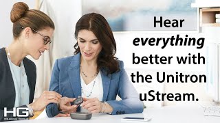 Unitron uStream Streaming Device  Bluetooth Hearing Aid Remote  Buy Online [upl. by Dabney]