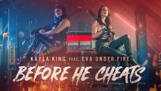 Before He Cheats  KAYLA KING feat EvaUnderFire  carrieunderwood ROCK Cover [upl. by Lennej]