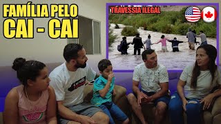 95 mil pelo CAI CAI e fomos DEPORTADOS  IMIGRANDO para América e Canadá travessia ilegal [upl. by Range689]