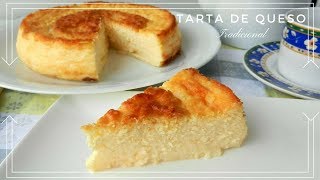 Tarta de Queso Tradicional Muy fácil [upl. by Leimaj]