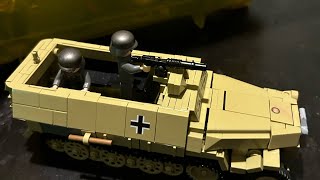 Cobi ww2 half track and some custom ww2 German soldiers [upl. by Sisi250]