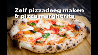 Zelf pizzadeeg maken amp pizza margeritha  FireampFood TV [upl. by Elvira]