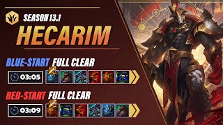 Season 13 Hecarim Jungle Clear Guide [upl. by Ravel]