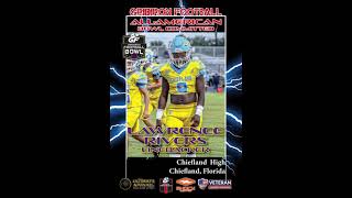 2023 GF AllAmerican Bowl Game Commit LB Lawrence Rivers Chiefland High School Chiefland FL [upl. by Arvell302]