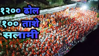 Aurangabad Shivjayanti 2022  KRANTI CHOWK AURANGABAD  Maha Shiv Vadan  1200 Dhol  Akshay 89 [upl. by Petty294]