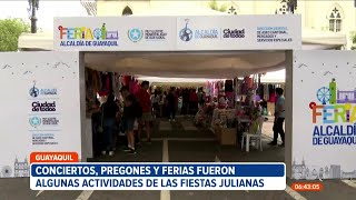 Conciertos pregones y ferias fueron algunas de las actividades de las fiestas julianas [upl. by Anayia]