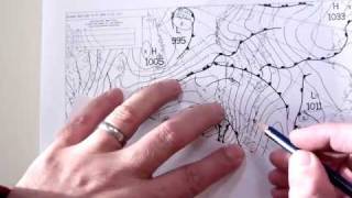 Wind speed from a synoptic chart [upl. by Nylime231]