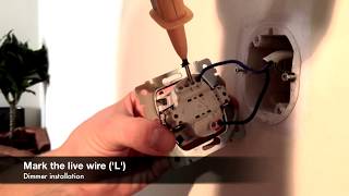 Dimmer installation FIBARO SYSTEM [upl. by Eittocs]