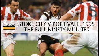 Stoke City v Port Vale April 1995 full 90 mins [upl. by Nolahs]