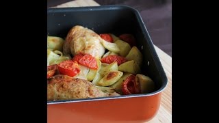 Pollo al forno con patate e pomodori [upl. by Tesil239]