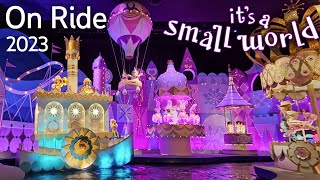 4KOn Ride Its a Small World  Disneyland Paris [upl. by Nerland102]