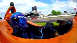 Fernando Alonsos 2019 Indy 500 qualifying run in the Last Row Shootout [upl. by Eanel]