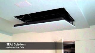 SEAL Solutions  Motorized Flip Down AUTON TV Lift [upl. by Feingold]