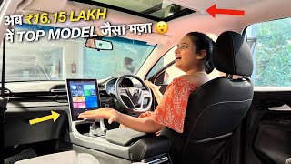 MG HECTOR SHINE PRO LUXURY FEATURES AT JUST ₹166 LAKH  WAAH MG 👌🏻 [upl. by Godard]