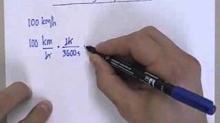 converting km per hour to m per sec [upl. by Agn]