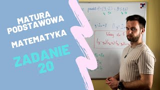 ✅ Zadanie 20  Punkt B jest obrazem punktu A35…  Matura​ podstawowa TylkoMatma​ 📌 [upl. by Kassia215]