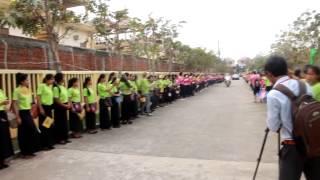 Arrival of Princess Norodom Arunrasmei to Don Bosco Phnom Penh [upl. by Yuh]