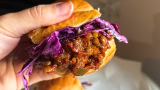 Lentil Sloppy Joes Recipe  A PlantBased BBQ Flavour  EPISODE 5 [upl. by Marston]