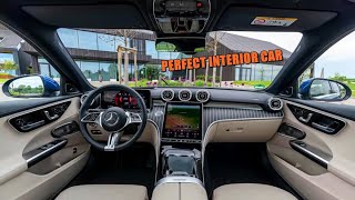 2022 MercedesBenz CClass Interior Review [upl. by Lleuqar493]