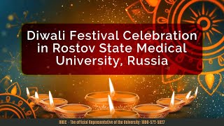 Diwali Festival Celebration in Rostov State Medical University Russia [upl. by Sy958]