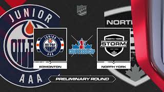 2024 Esso Cup  Edmonton Jr Oilers vs North York Storm [upl. by Adina770]