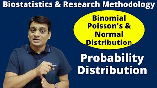 Part 2 Probability Distributions  Binomial Normal Poissons amp Multinomial Distribution [upl. by Karab]