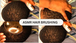 ASMR Brushing and Scalp Soothing Short Hair Tingles  No talking [upl. by Denae]