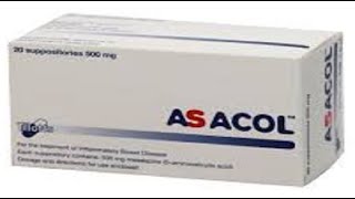 أساكول أقراص لعلاج التهابات القولون التقرحى Asacol Tablets To treat ulcerative colitis [upl. by Catt]