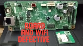 EPSON L6260 REPLACE BOARD AND WIFI [upl. by Rohn694]