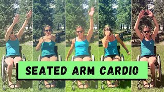 Seated Arm Cardio  Paraplegic Cardio Exercise [upl. by Oirtemed350]