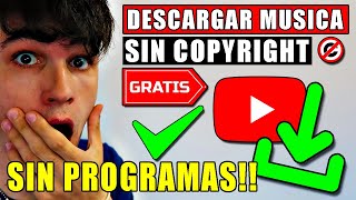 ✅ Cómo DESCARGAR MÚSICA de YOUTUBE audio GRATIS a tu PCCelular SIN PROGRAMAS 2024 👉Fácil y Rápido [upl. by Gaughan308]